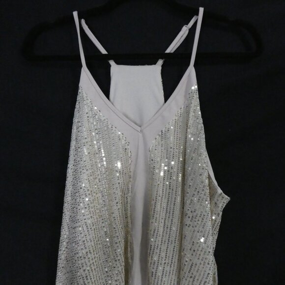 Unbranded | 2XL | Gold Sparkly Glitter Sequined Sleeveless Top - Picture 6 of 14